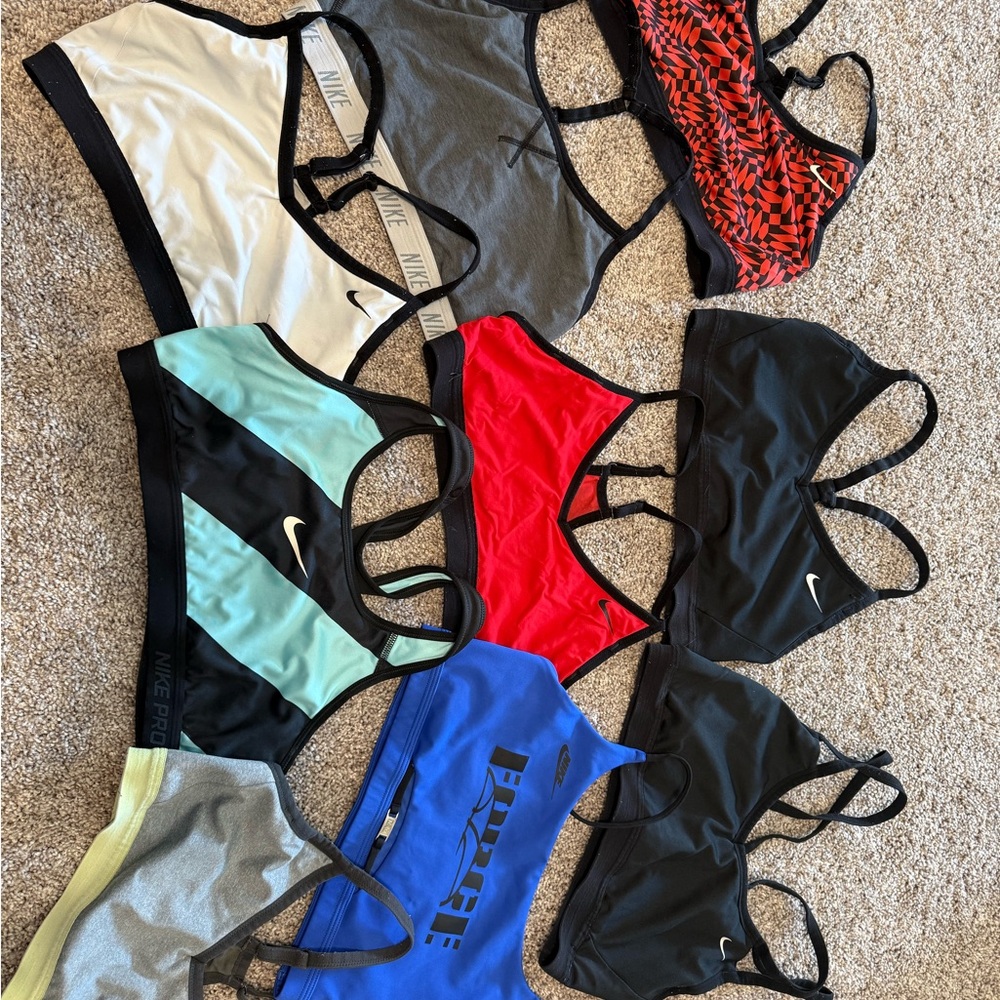 Nike Women's Sports Bras - Red, Black, Gray, Blue, White